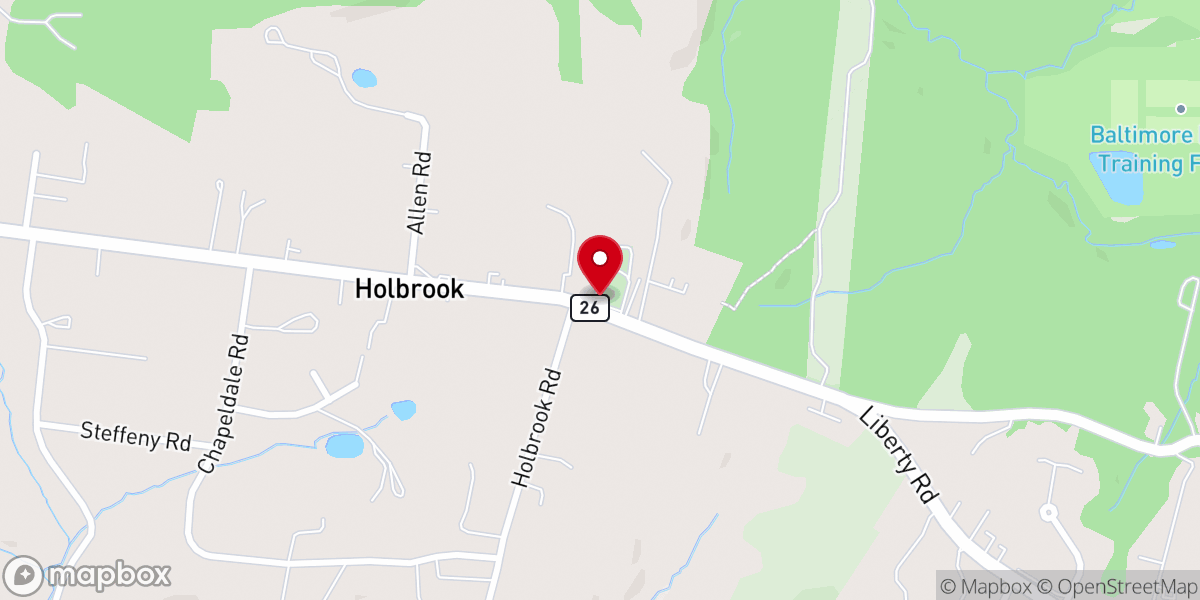 Map showing location of Holy Family