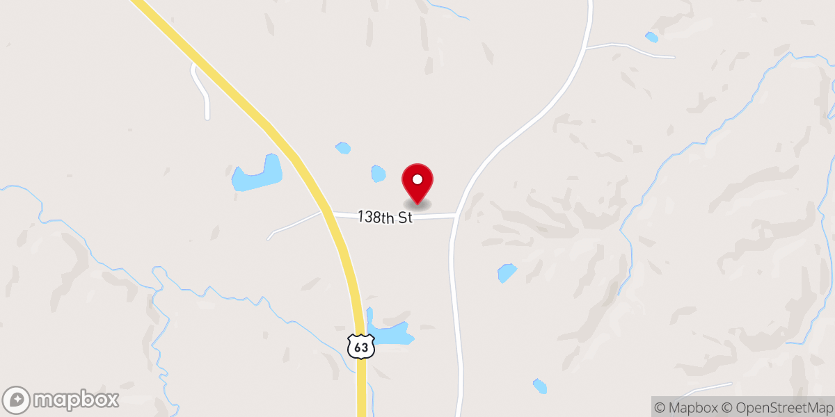 Map showing location of Midway Calvary Baptist Church