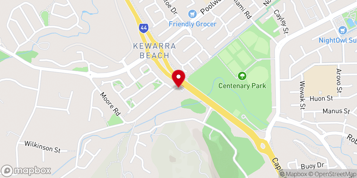 Map showing location of Generations Church - Beaches