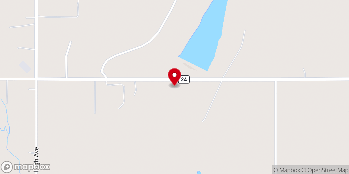 Map showing location of New Mission Holiness Church