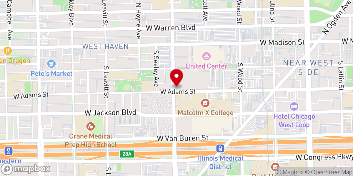 Map showing location of Holy Bethel FBH Church