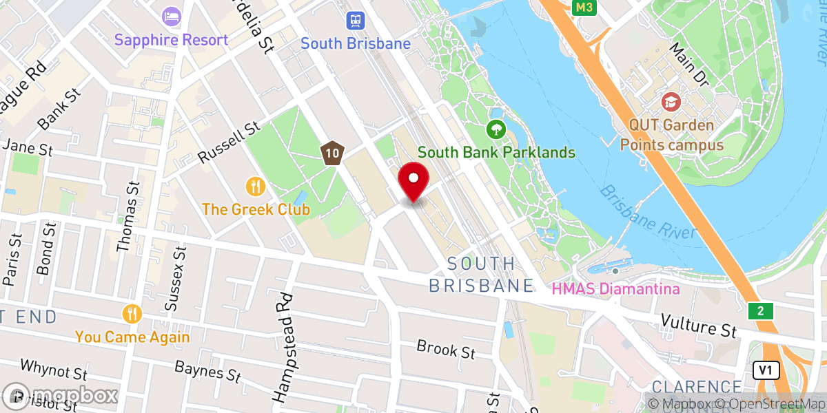 Map showing location of Saint Clement's Melkite Church