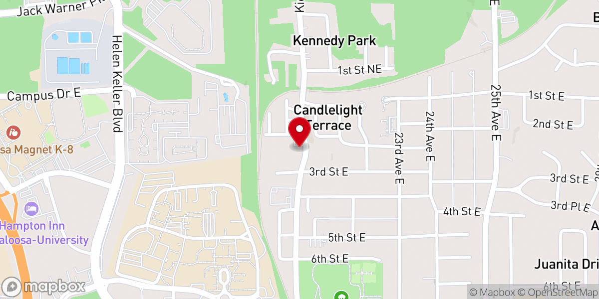 Map showing location of Beard's Chapel A.M.E. Zion Church