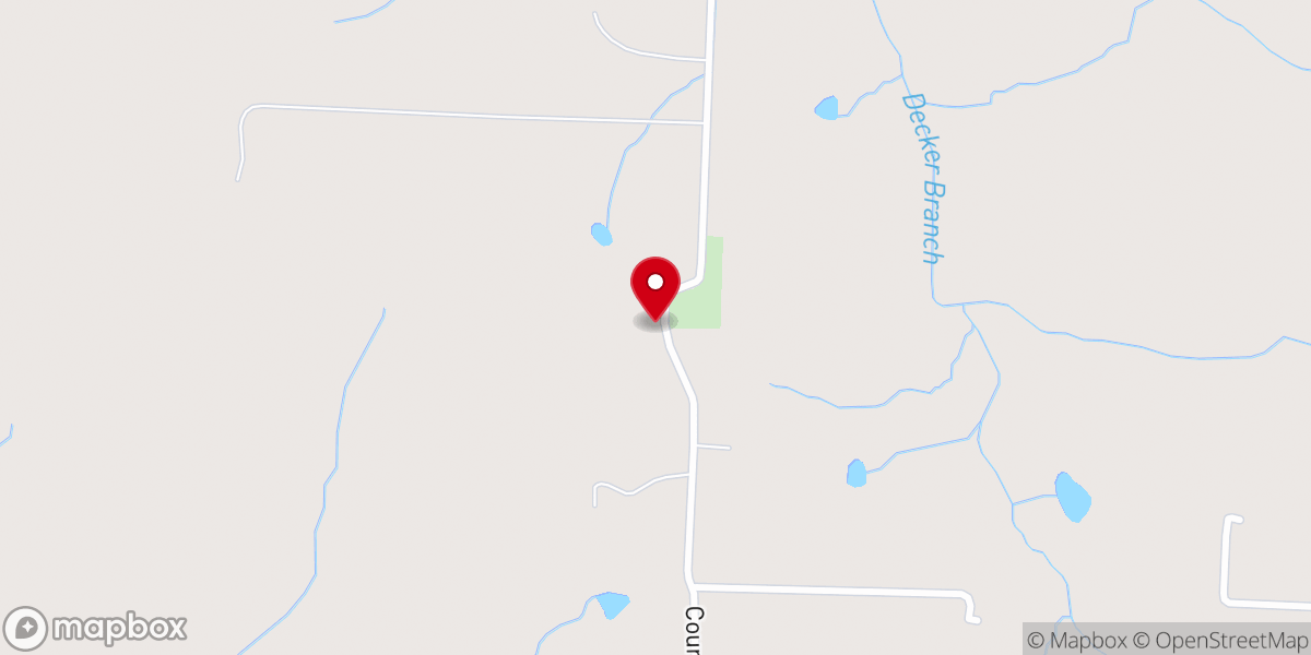 Map showing location of Antioch Christian Church