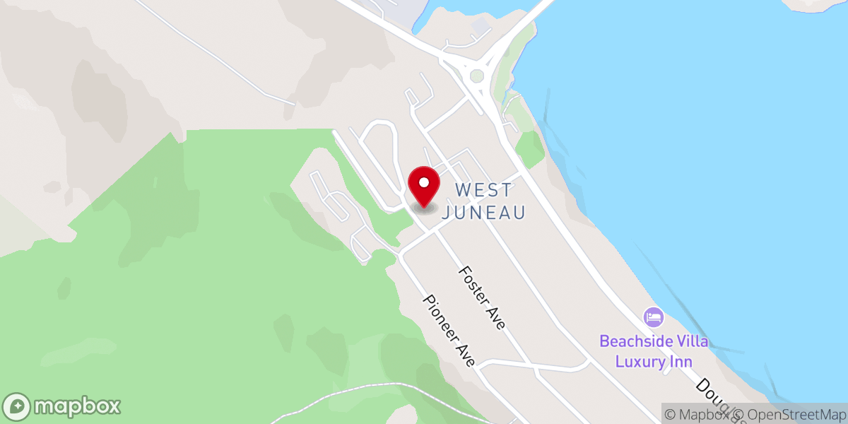 Map showing location of Congregation Sukkat Shalom