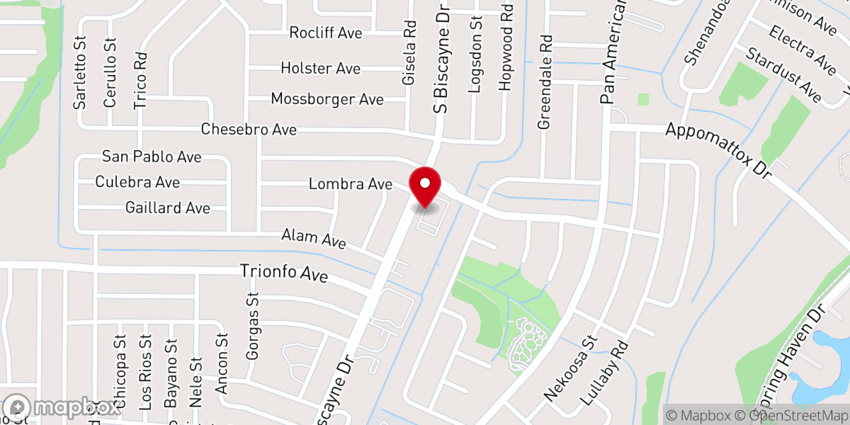 Map showing location of North Port Community United Church of Christ