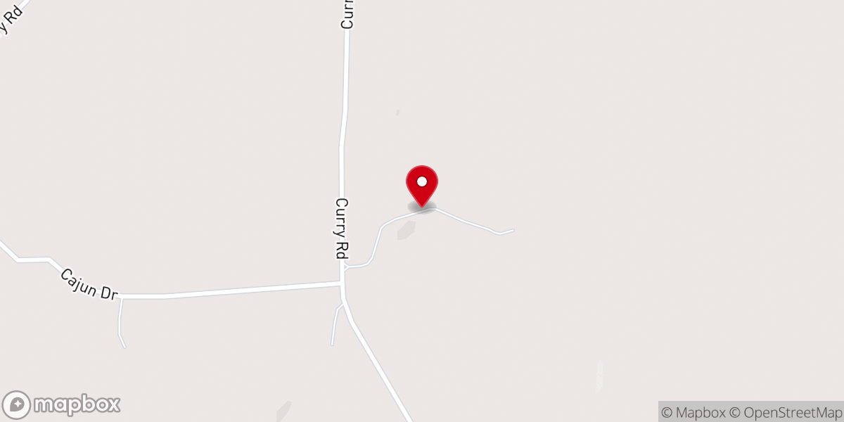 Map showing location of curry community church