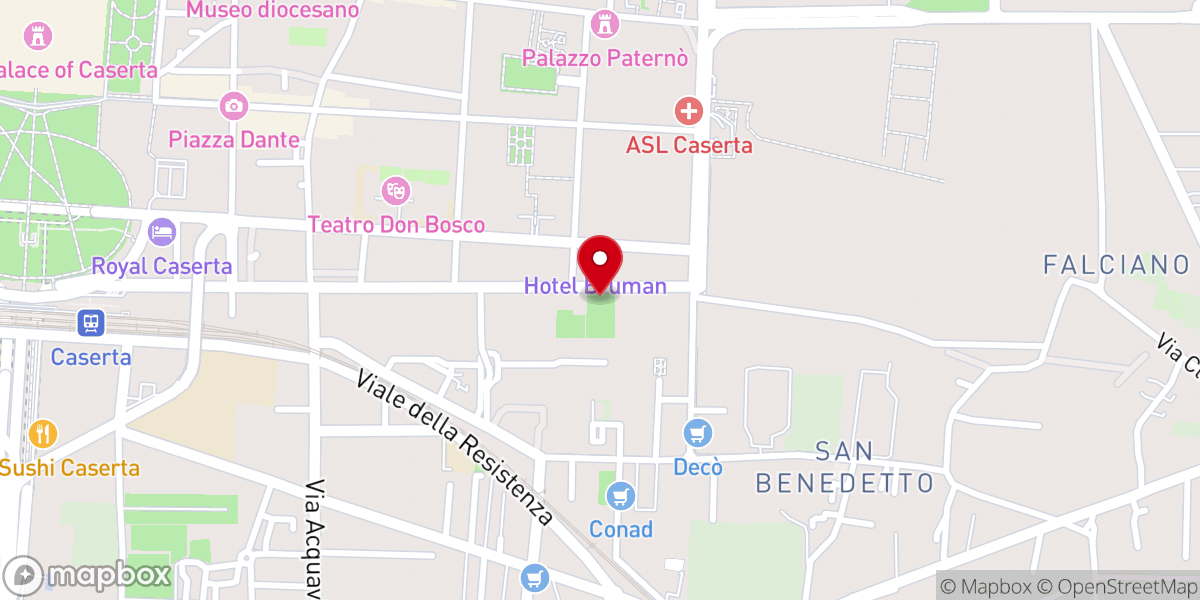 Map showing location of Istituto Immacolatine Di Lourdes