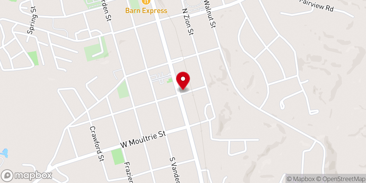 Map showing location of The Impact Church of The Midlands