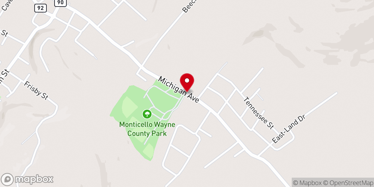 Map showing location of Worldwide Ministries Church of God, Inc.