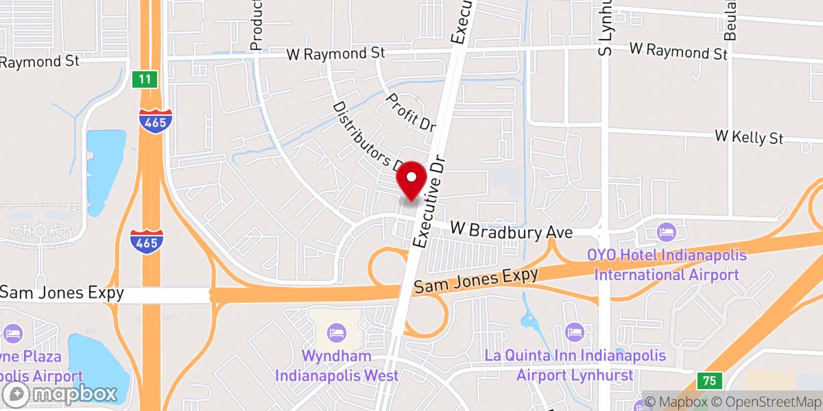 Map showing location of Agape Church