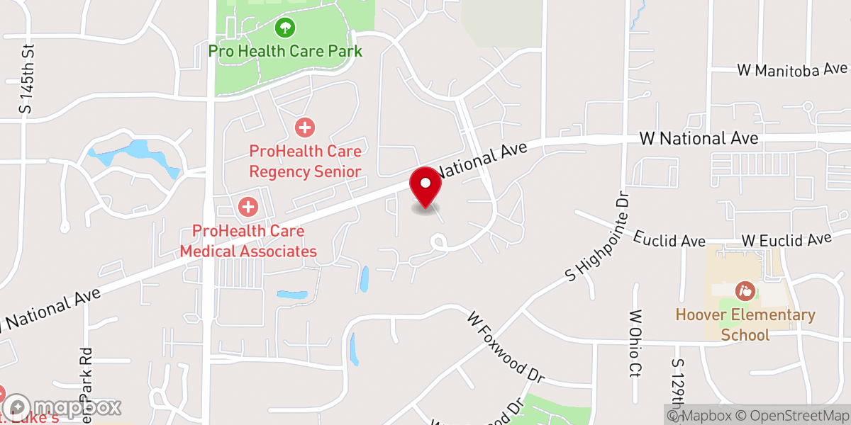 Map showing location of Lutheran Social Services-High Ridge Manor