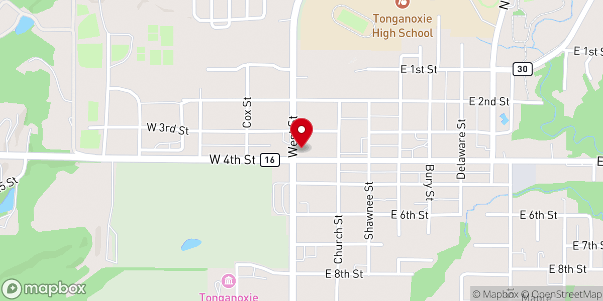 Map showing location of Eagle Memorials