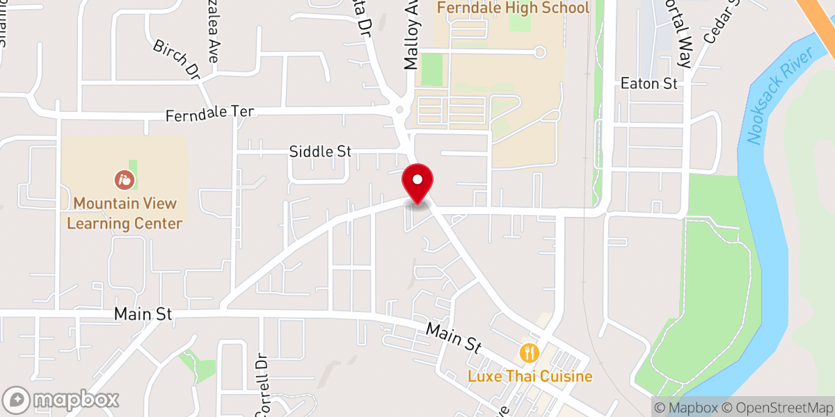 Map showing location of Teens For Christ Northwest