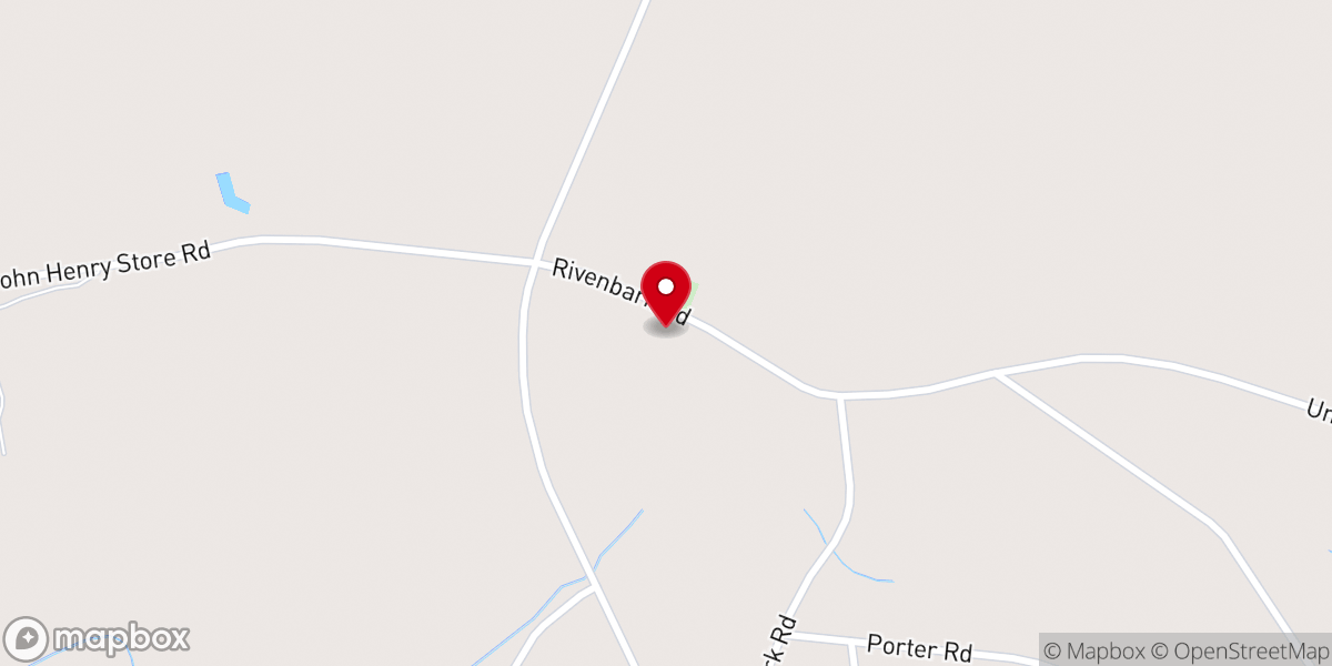 Map showing location of Moores Creek Baptist Church