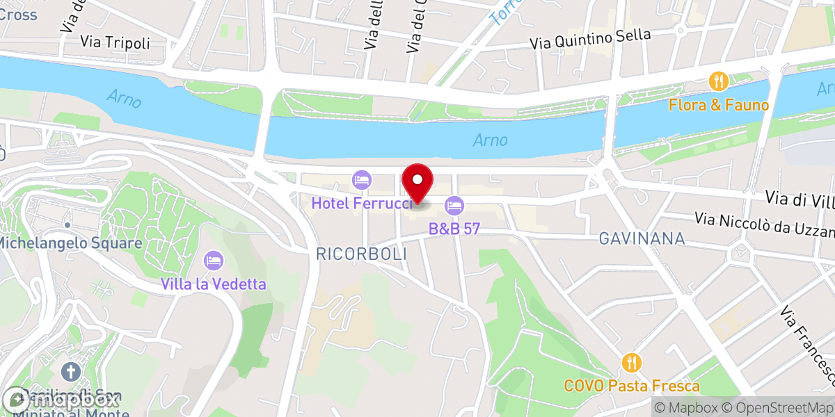 Map showing location of Chiesa Protestante Unita "Agape" Firenze
