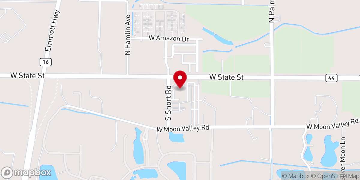 Map showing location of Eagle Christian Church - Central Valley