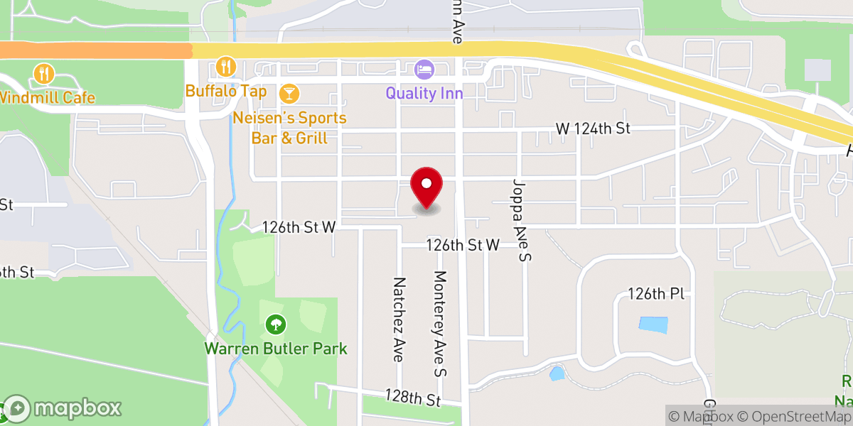 Map showing location of Knights Of Columbus