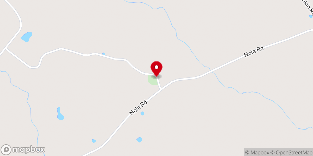 Map showing location of Mt Pleasant Baptist Church