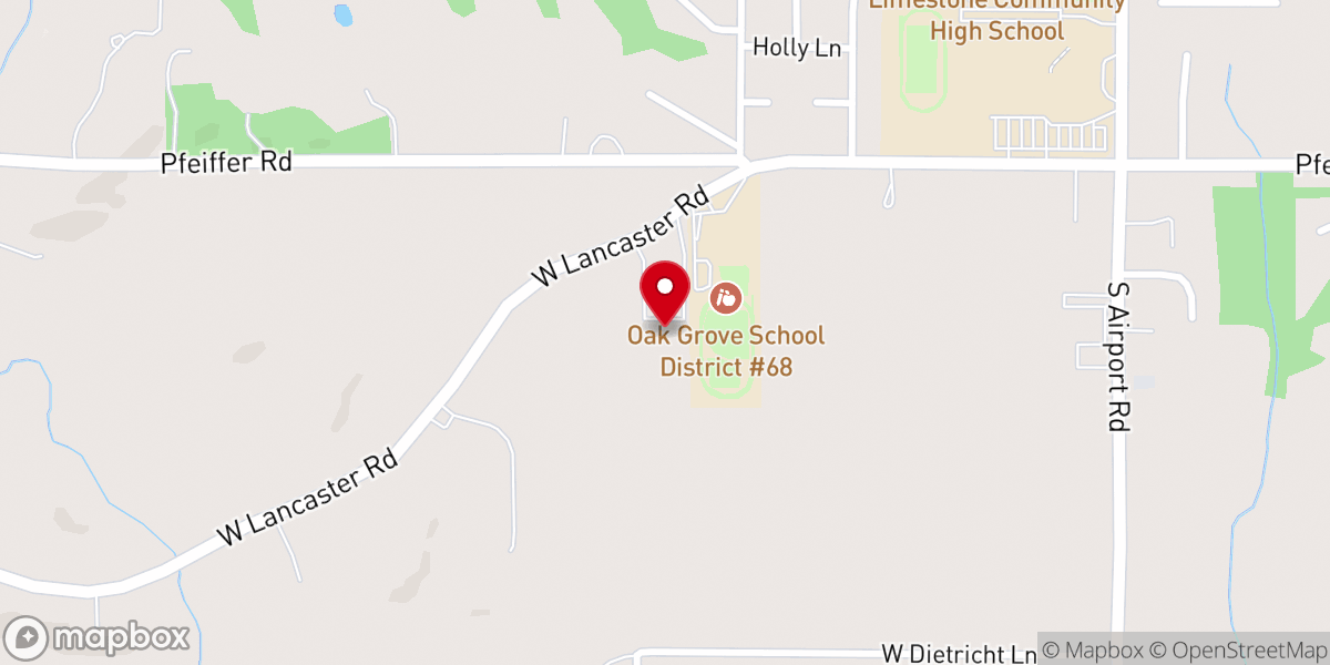 Map showing location of Living Hope Community Church