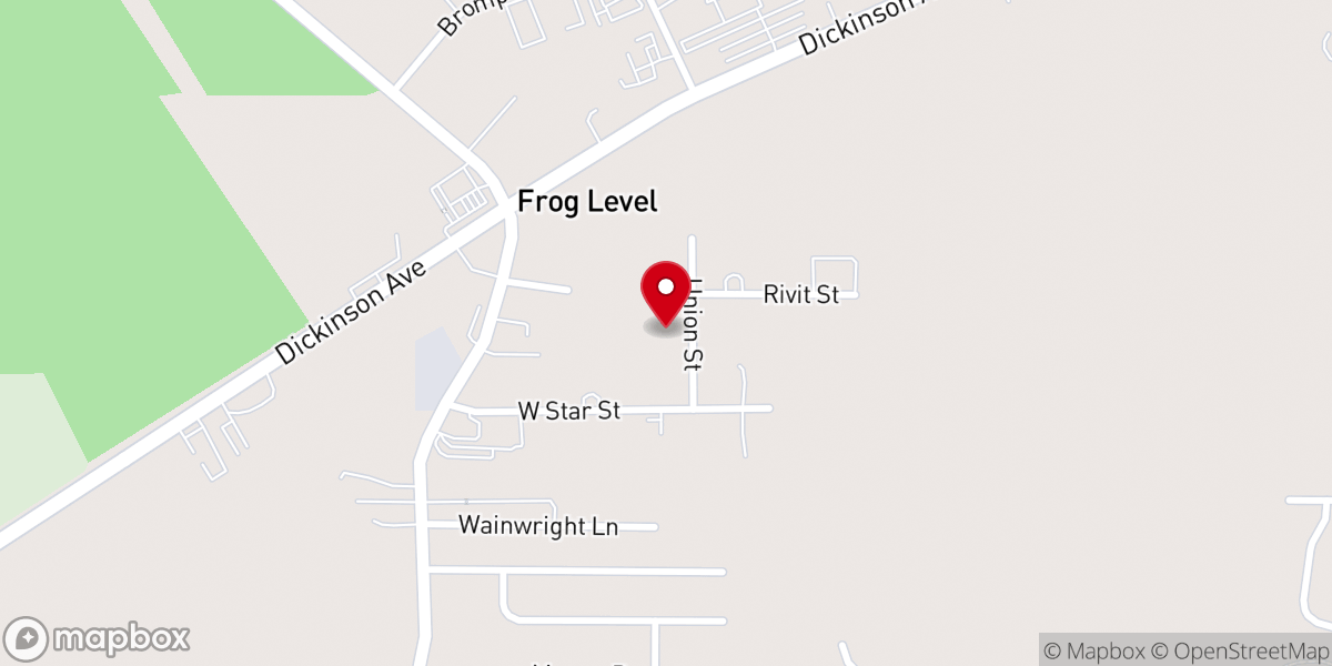 Map showing location of Catholic Charities - Tar River Region