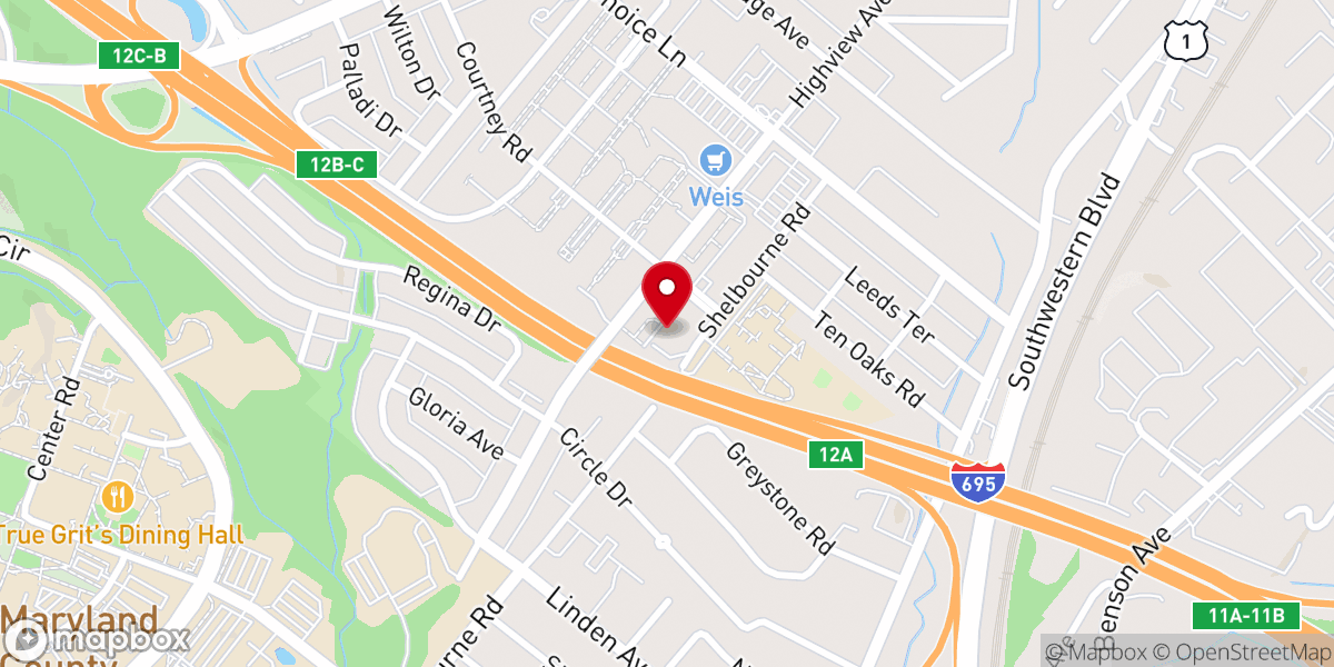 Map showing location of Mara Community Church