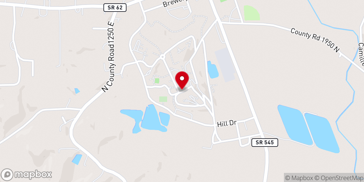 Map showing location of Saint Meinrad Books & Gifts