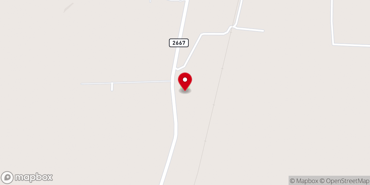 Map showing location of Good Hope Baptist Church