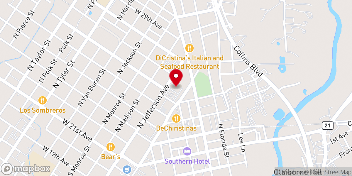 Map showing location of St Tammany Parish Clerk of Court
