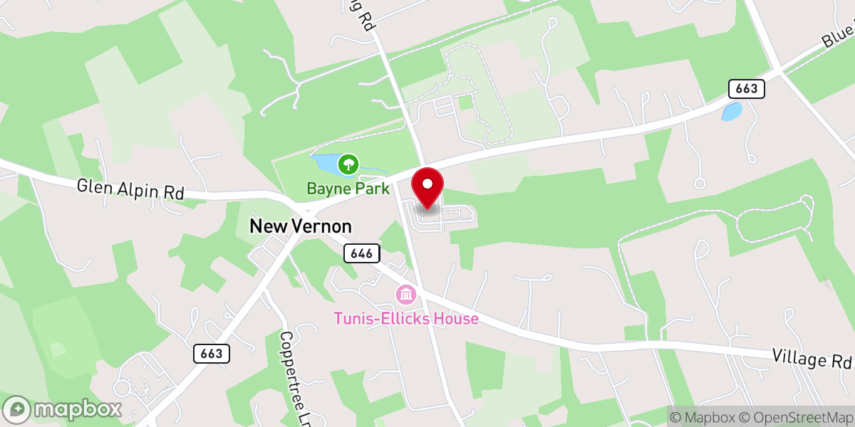 Map showing location of Christ the King Roman Catholic Church