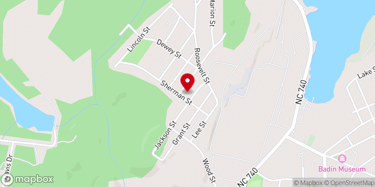 Map showing location of Mt Zion Missionary Baptist Church
