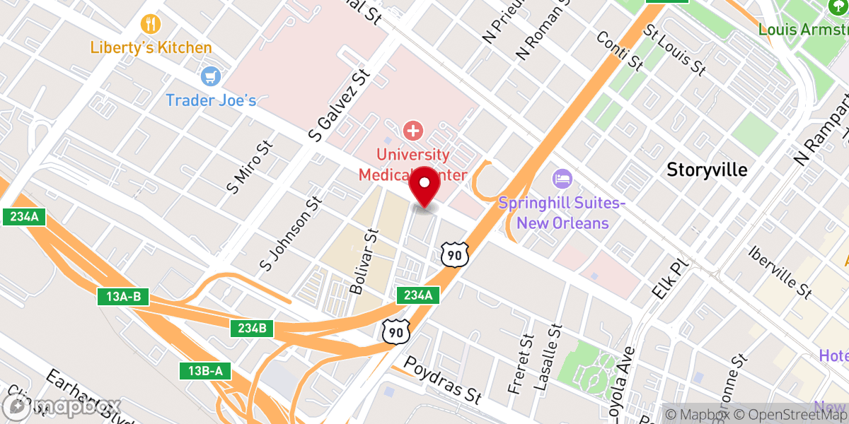 Map showing location of St Joseph Catholic Church