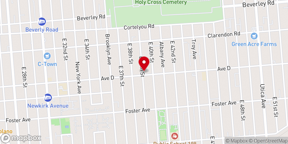 Map showing location of Original Pentecostal Apostolic Church, Inc.