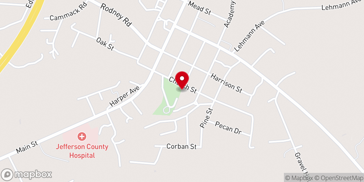 Map showing location of Becket Chapel A.M.E. Curch