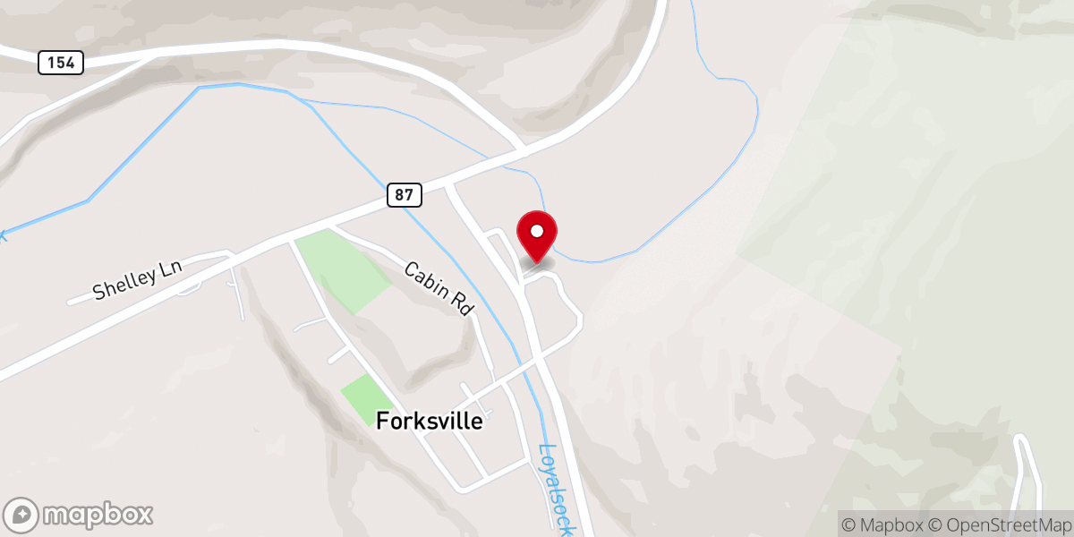 Map showing location of Idella's Place
