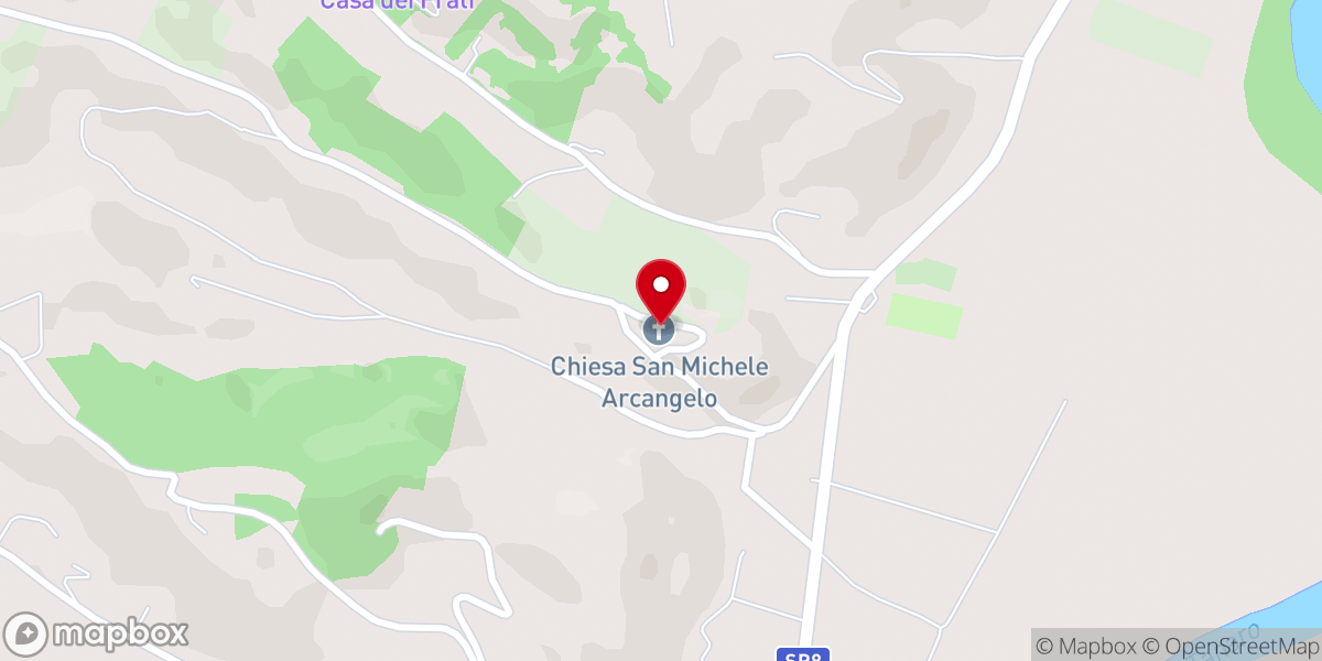 Map showing location of Chiesa Parrocchiale di San Michele Arcangelo