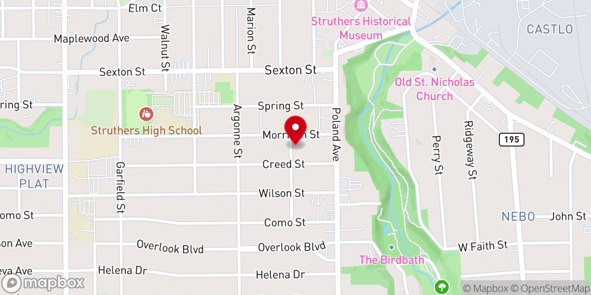 Map showing location of Light City Church