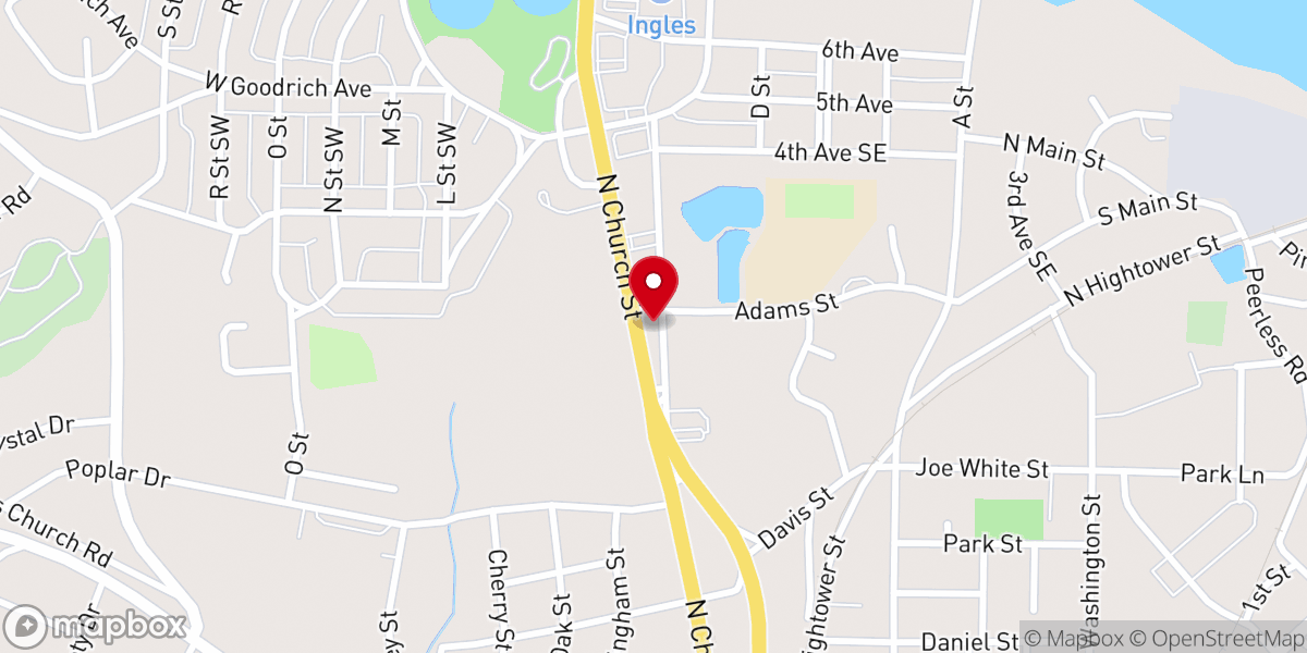 Map showing location of TitleMax Title Pawns