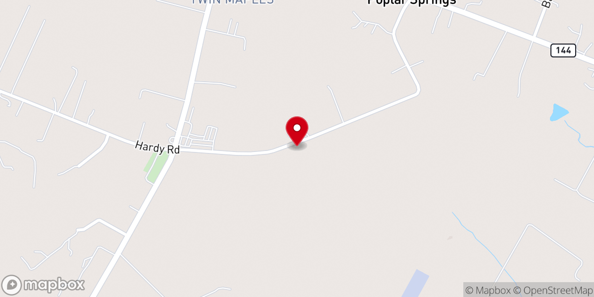 Map showing location of Simpson Methodist Church