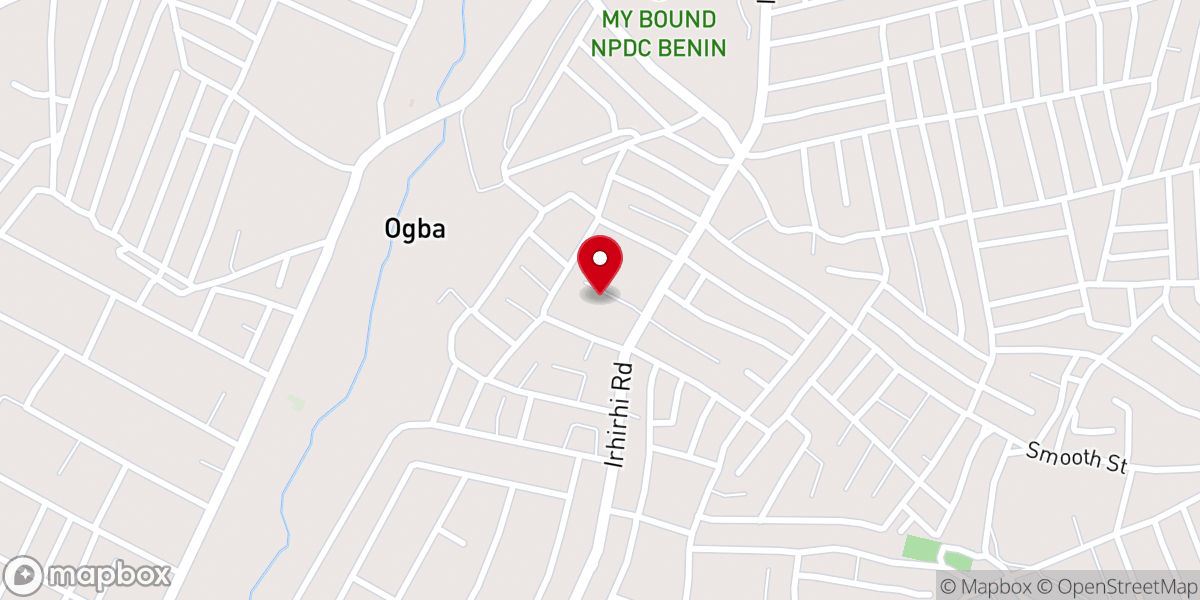 Map showing location of RCCG MERCY SEAT PARISH