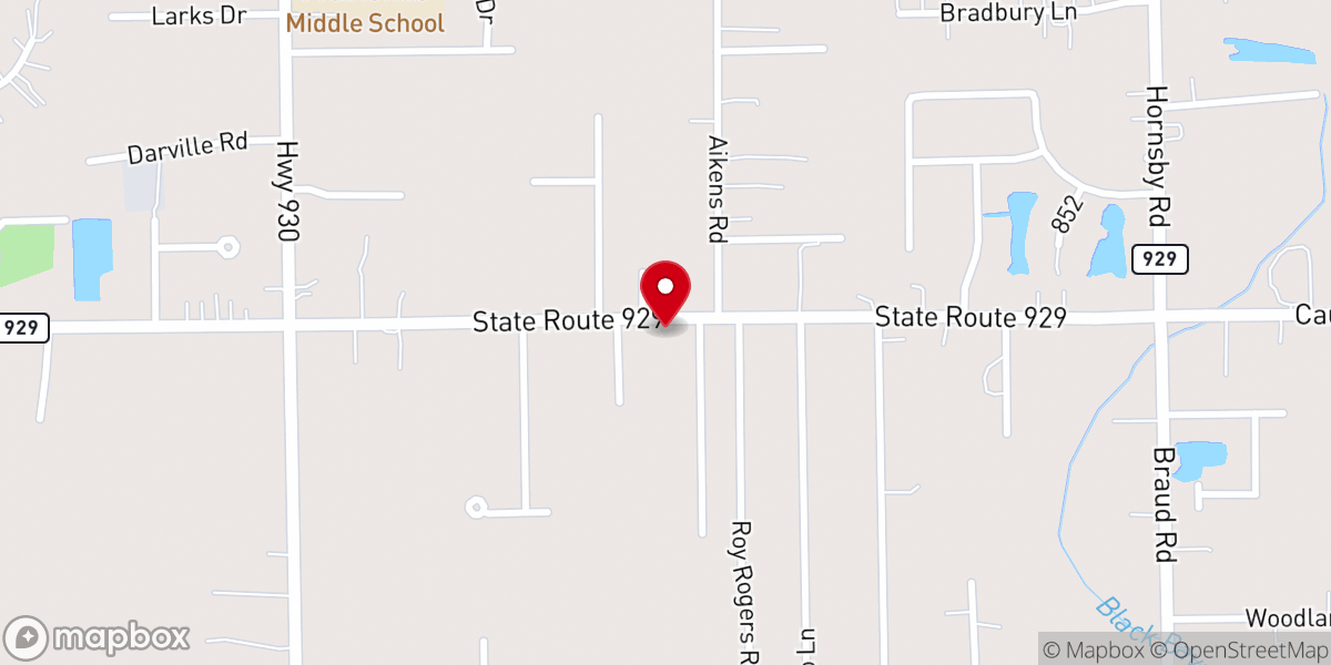 Map showing location of New Life Christian Fellowship
