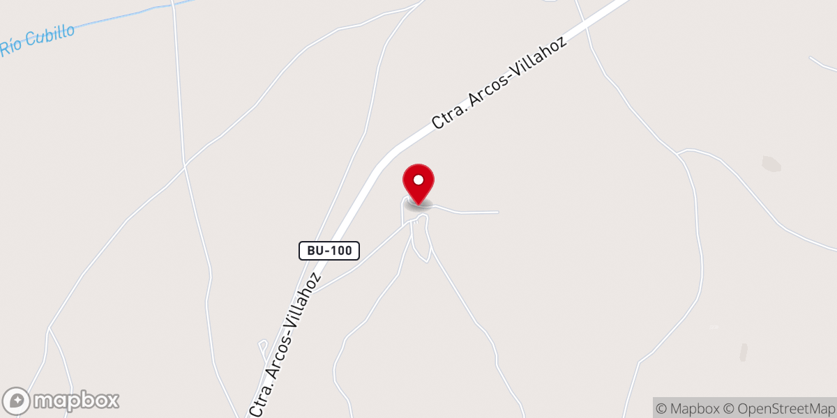 Map showing location of Ermita de la Virgen de Madrigal