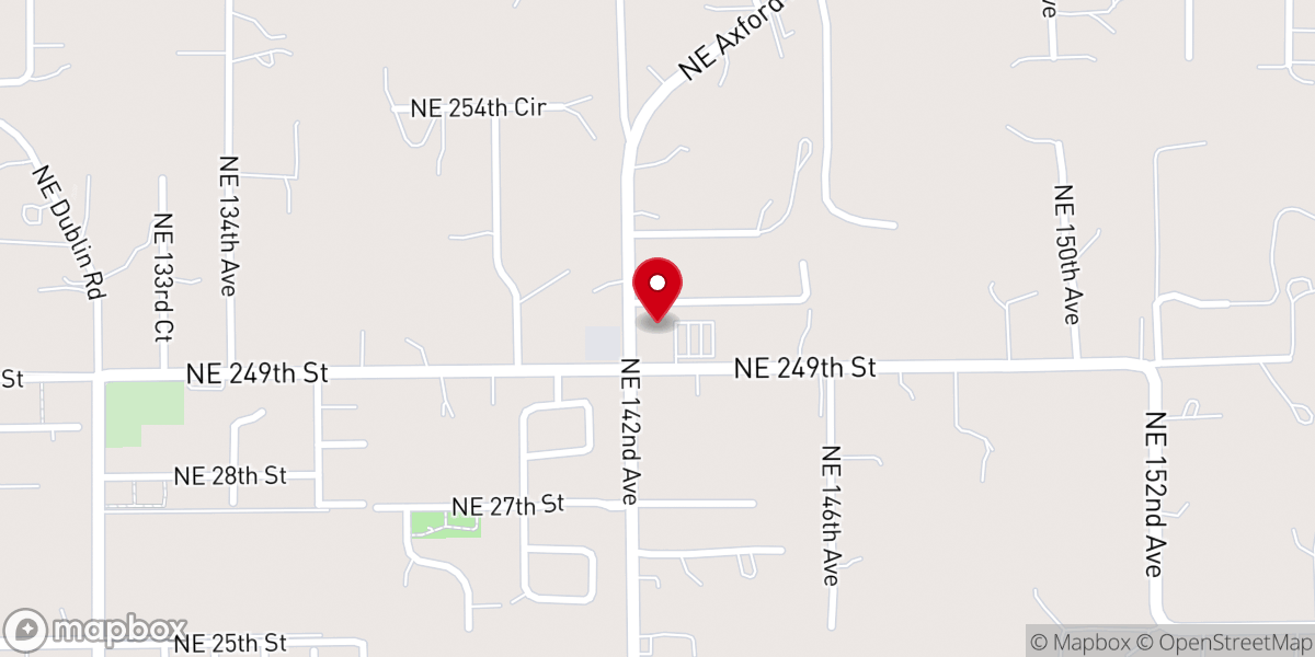 Map showing location of Prince of Peace Preschool & Kindergarten