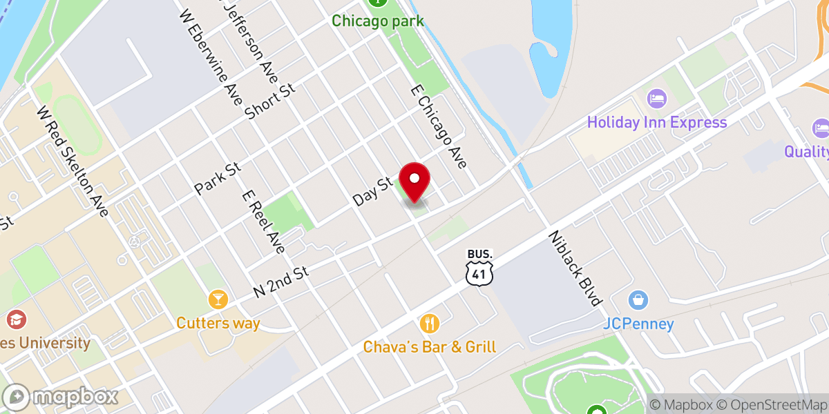 Map showing location of Salvation Army