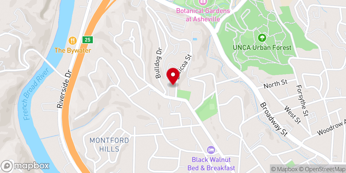 Map showing location of Homewood