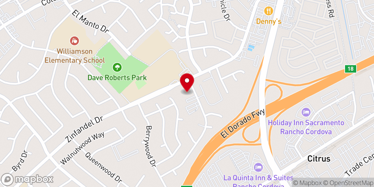 Map showing location of United Methodist Church