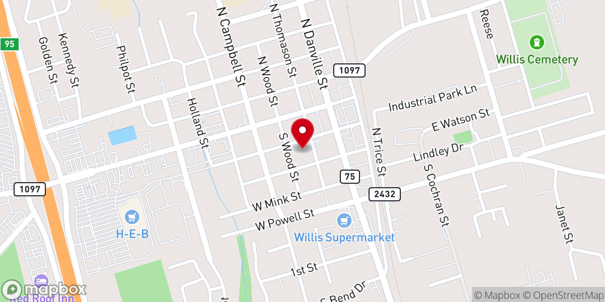 Map showing location of Family Faith Church