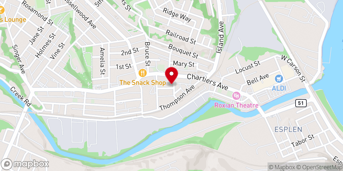 Map showing location of Pneuma Worship Center
