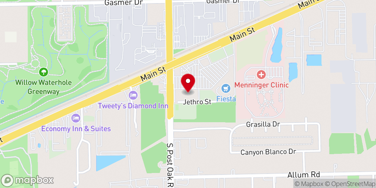 Map showing location of Transforming Faith Christian Center