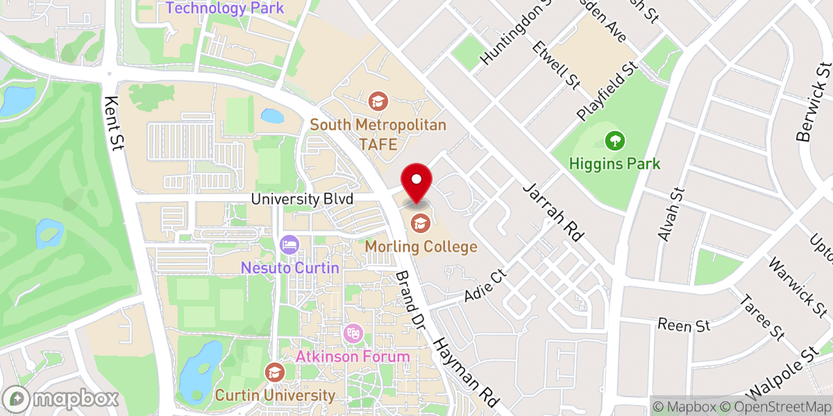 Map showing location of Ifgf Perth Church